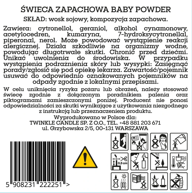 Świeca Baby Powder 170g.png