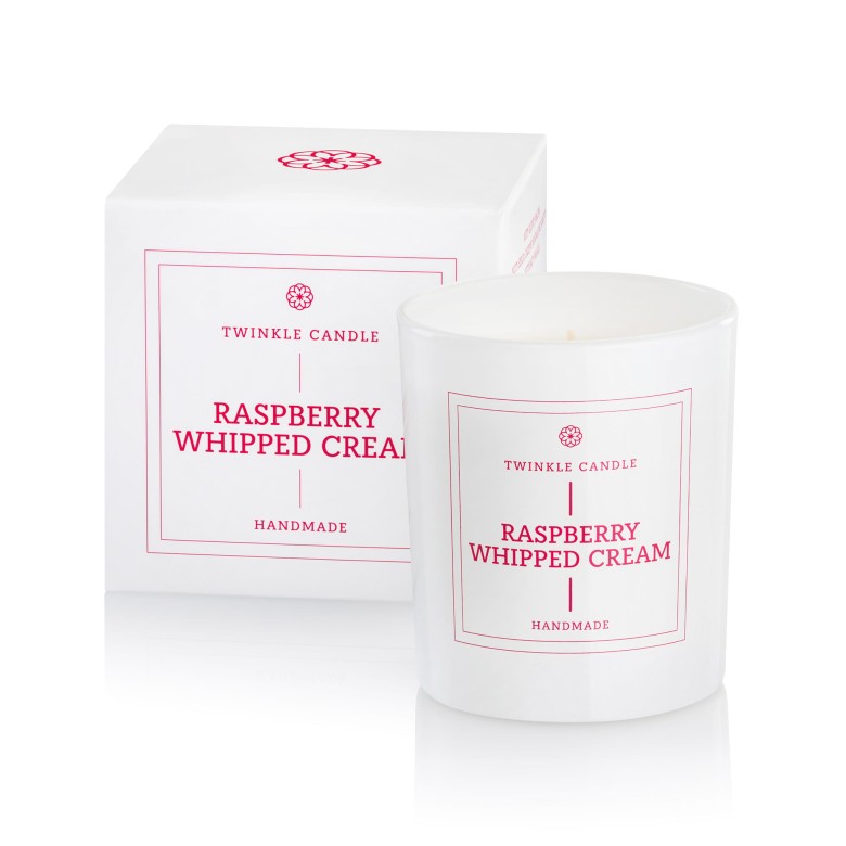 Świeca sojowa Raspberry Whipped Cream 200 ml