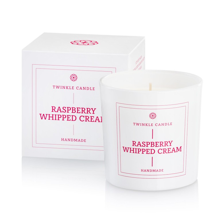 Świeca sojowa Raspberry Whipped Cream 484 ml	
