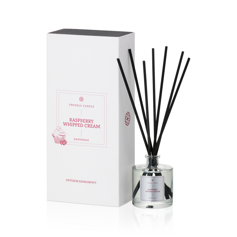 Dyfuzor zapachowy z patyczkami Raspberry Whipped Cream 100 ml
