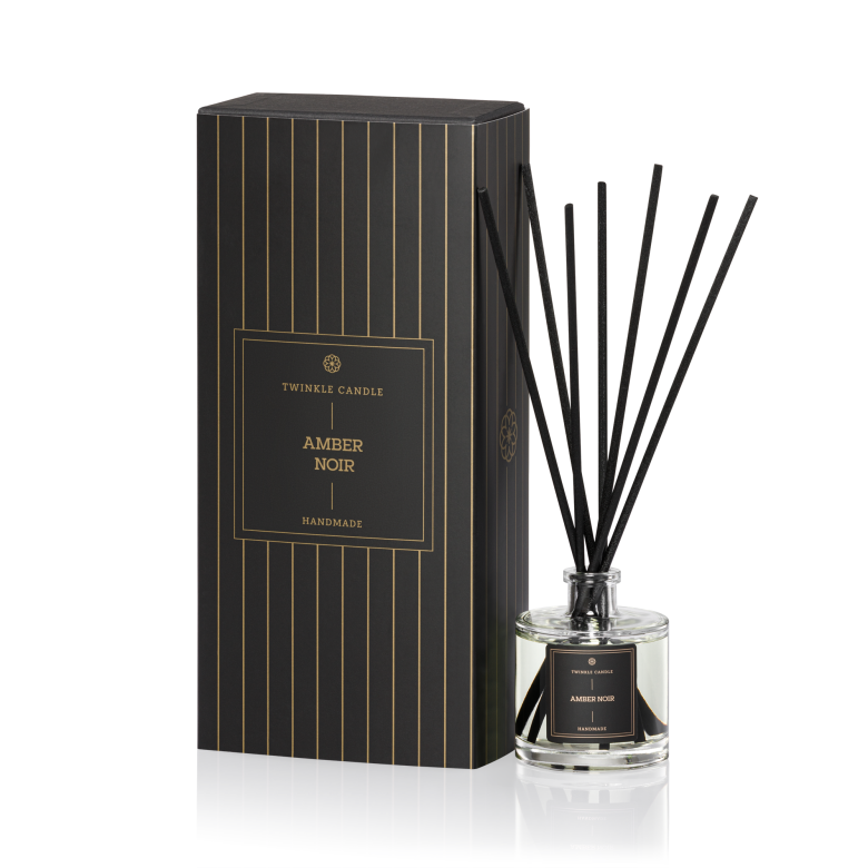Dyfuzor zapachowy z patyczkami Amber Noir 100 ml