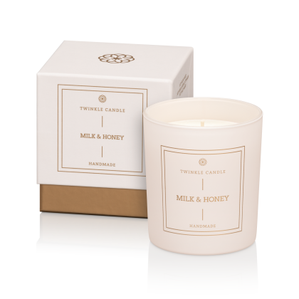 Świeca sojowa Milk & Honey 200 ml