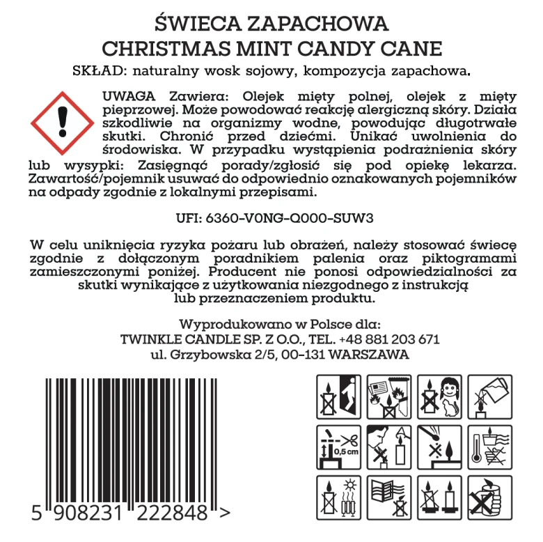 Świeca Christmas Mint 170 g.png