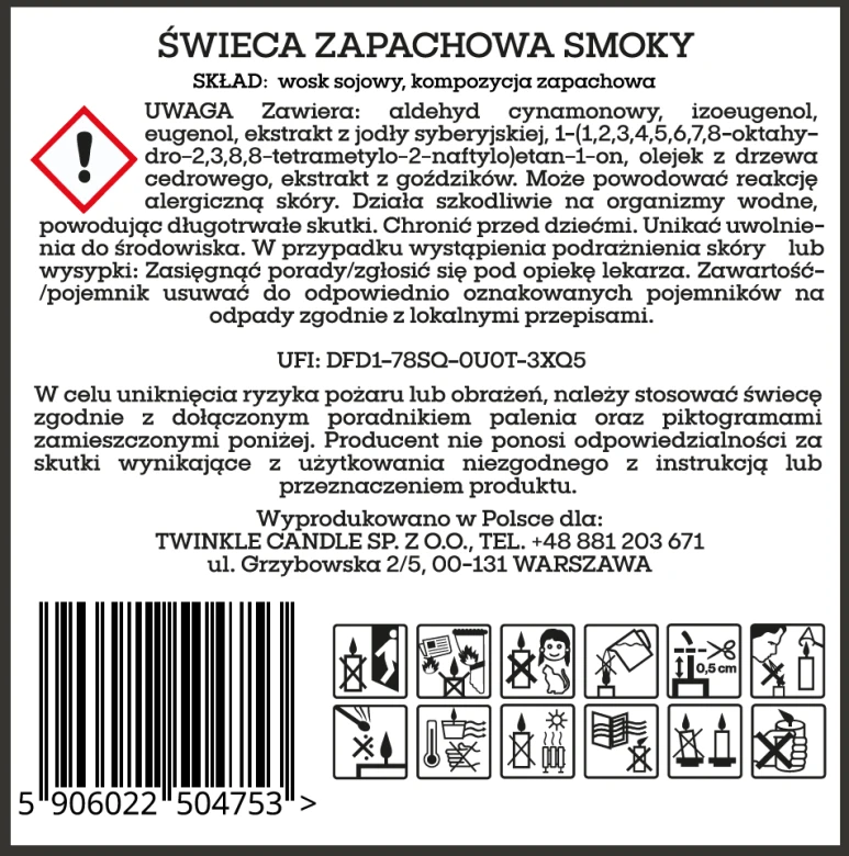 Świeca Smoky 170 g.png