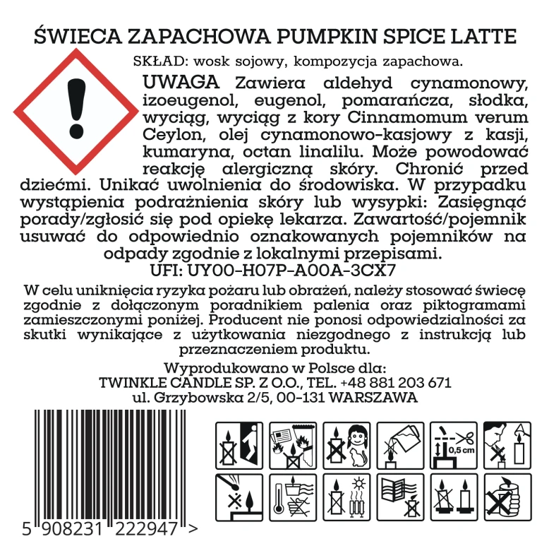Świeca Pumpkin Spice Latte 170 g.png