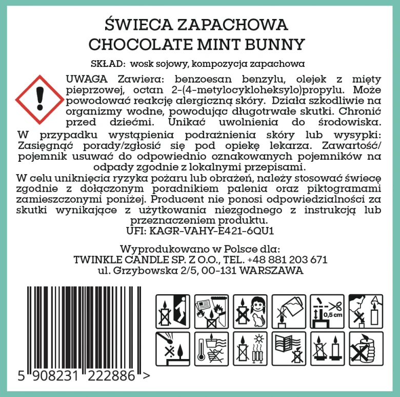Świeca Chocolate Mint Bunny 170g.png