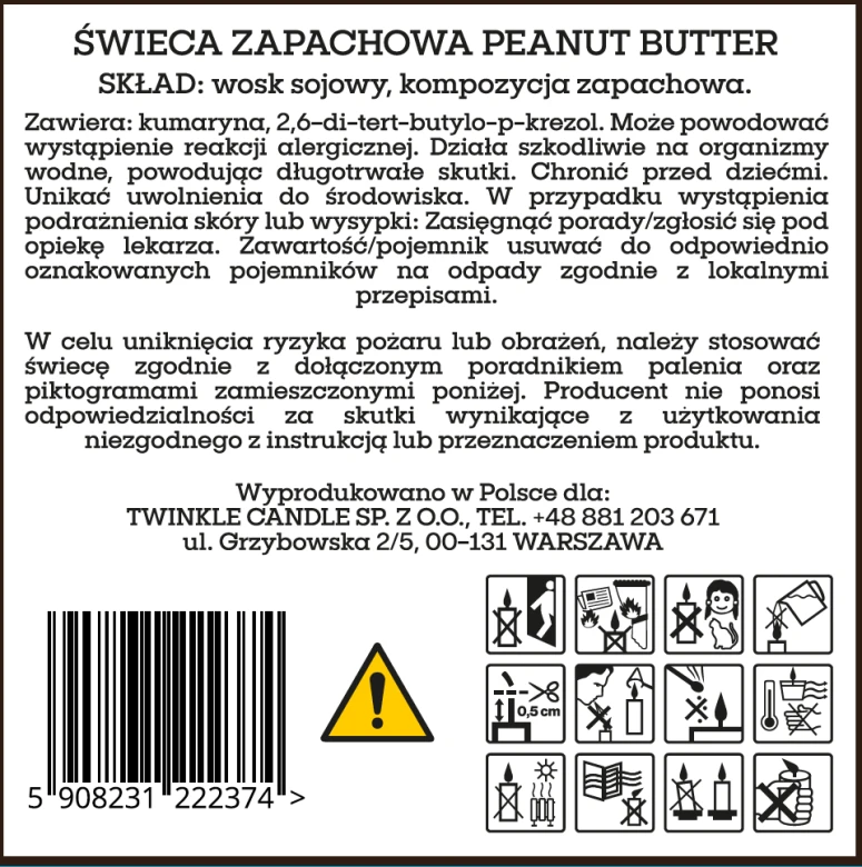 Świeca Peanut Butter 170 g.png